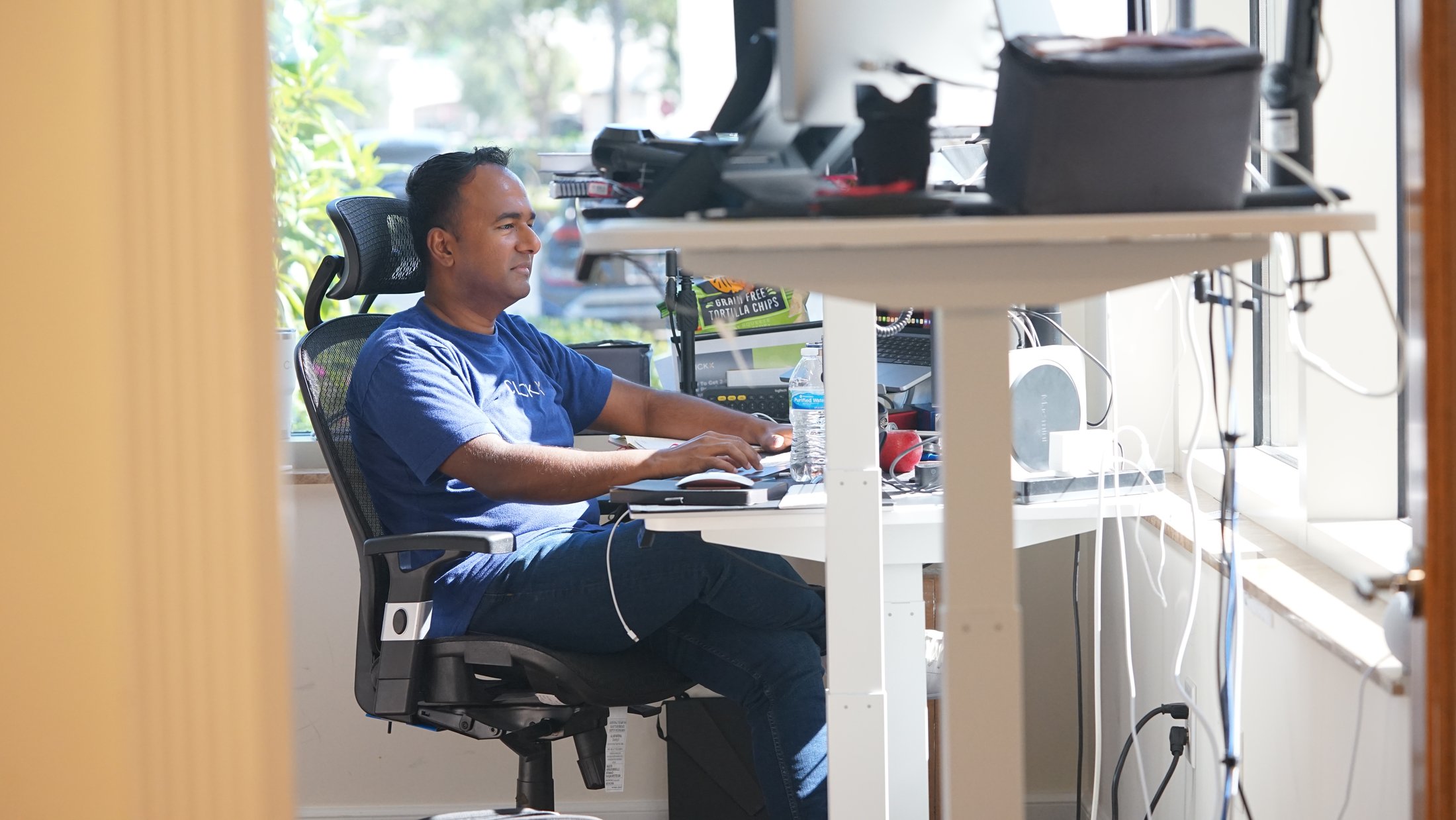 Solomon Thimothy at work